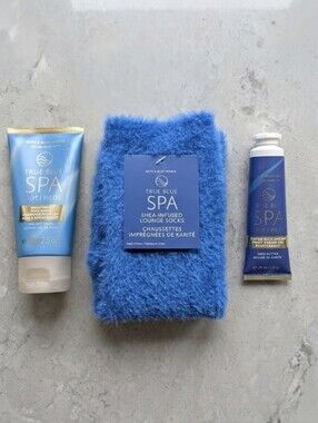 NEW Bath and Body Works True Blue Spa Foot Care Bundle